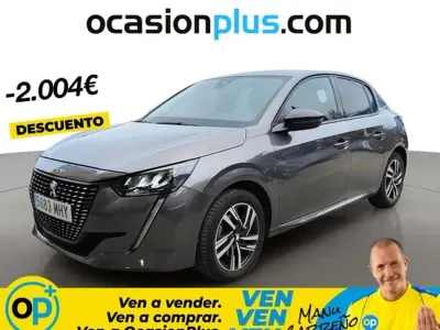 Usado Peugeot 208 Allure 102 CV (75 kW) 2023 Gris Utilitario