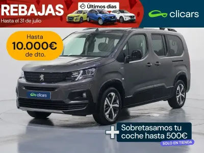 Usado Peugeot Rifter GT-line 131 CV (96 kW) 2020 Gris Monovolumen