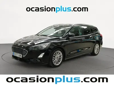 Begagnad Ford Focus Titanium 125 HK (91 kW) 2019 Svart Kombi