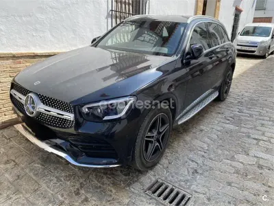 Usado Mercedes GLC220 170 CV (125 kW) 2019 Negro SUV