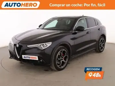 Usado Alfa Romeo Stelvio Executive 210 CV (154 kW) 2019 Negro SUV