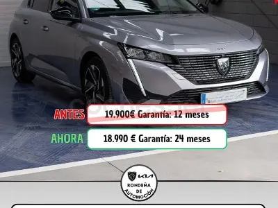 Usado Peugeot 308 Allure 130 CV (95 kW) 2024 Gris / plata Berlina
