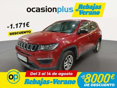 Usado Jeep Compass Sport 140 CV (102 kW) 2019 Rojo SUV