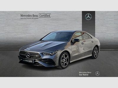 Gris montana, pintura metalizada Usado 2025 Mercedes CLA220 AMG line Berlina | 40.990 € (Super precio)