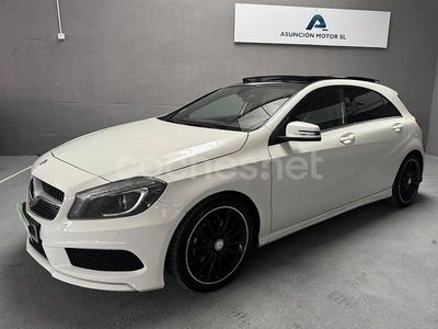 Usado Mercedes A180 AMG line 122 CV (89 kW) 2015 Blanco Berlina