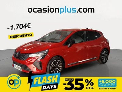 Usado Renault Clio V Techno 90 CV (66 kW) 2024 Rojo Berlina