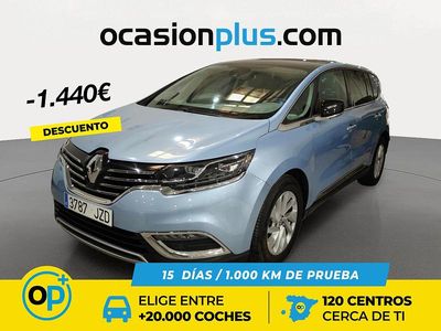 Azul Usado 2017 Renault Espace Zen Monovolumen | 19.450 € (Precio justo)