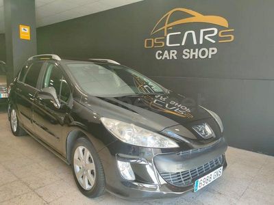 Usado Peugeot 308 SW 120 CV (88 kW) 2009 Negro Familiar