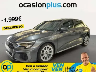 Usado Audi A3 Sportback S-Line 116 CV (85 kW) 2020 Gris Utilitario