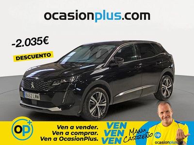 Usado Peugeot 3008 Allure 130 CV (95 kW) 2022 Negro SUV
