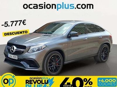 Usado Mercedes GLE63 AMG AMG 585 CV (430 kW) 2017 Gris Coupe