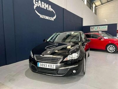 Usado Peugeot 308 Style 131 CV (96 kW) 2017 Negro Utilitario