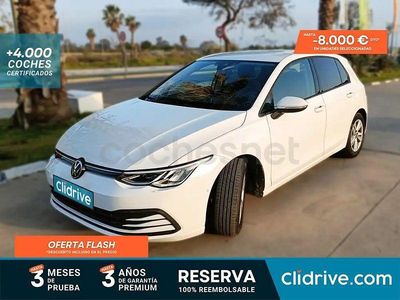 Usado VW Golf VIII Life 130 CV (95 kW) 2021 Blanco Berlina