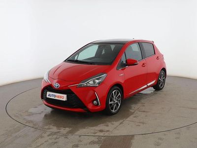 Rojo Usado 2017 Toyota Yaris Hybrid Advance Berlina | 13.499 € (Precio justo)
