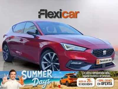 Usado Seat Leon FR 150 CV (110 kW) 2021 Rojo Berlina
