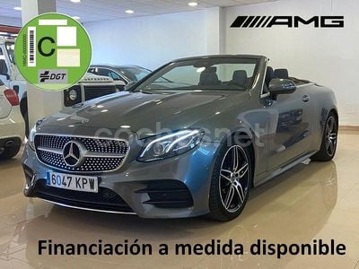 Gris / plata Usado 2018 Mercedes E220 Descapotable | 35.990 € (Precio justo)