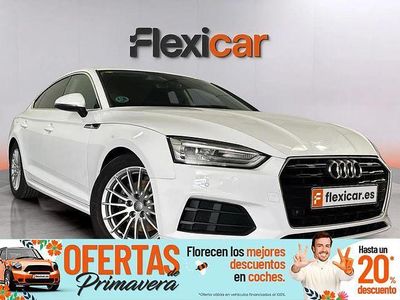 Usado Audi A5 Sportback 150 CV (110 kW) 2018 Blanco Utilitario
