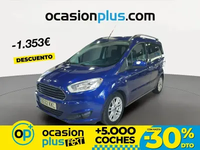 Begagnad Ford Tourneo Courier Titanium 100 HK (73 kW) 2018 Blå Minibuss