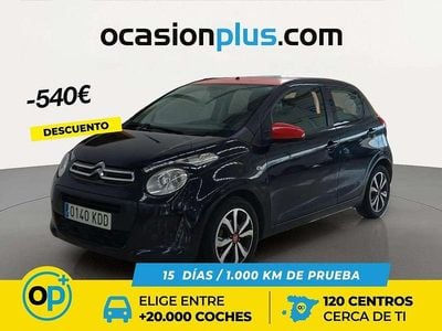 Usado Citroën C1 Feel 82 CV (60 kW) 2017 Negro Utilitario