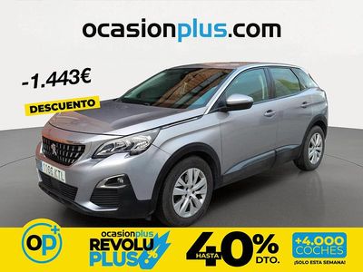Usado Peugeot 3008 Active 130 CV (95 kW) 2019 Gris SUV