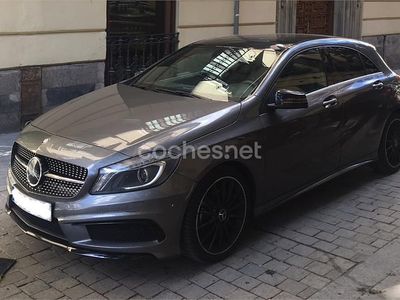 Usado Mercedes A200 AMG line 136 CV (100 kW) 2014 Gris / plata Berlina
