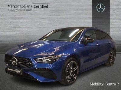 Usado Mercedes CLA250 AMG line 163 CV (119 kW) 2024 Azul denim metalizado Berlina