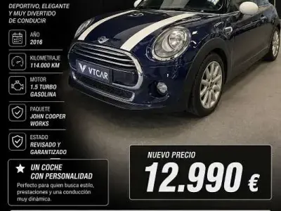 Usado Mini Cooper 136 CV (100 kW) 2016 Azul Utilitario