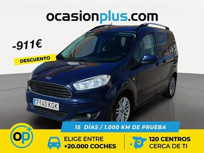 Azul Usado 2017 Ford Tourneo Courier Titanium Monovolumen | 11.389 € (Precio justo)