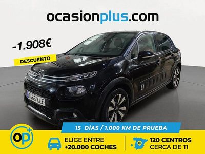 Negro Usado 2018 Citroën C3 PureTech Berlina | 9990 € (Precio justo)