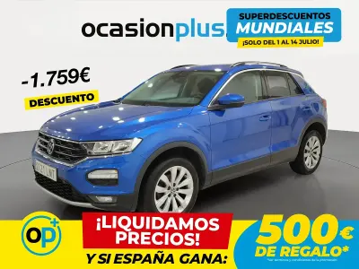 Usado VW T-Roc Advance 150 CV (110 kW) 2021 Azul SUV