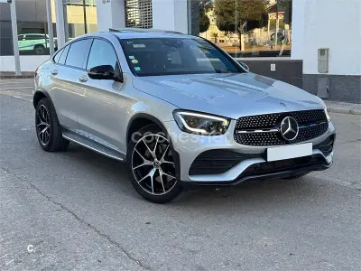 Usado Mercedes GLC300 245 CV (180 kW) 2020 Gris / plata Coupe