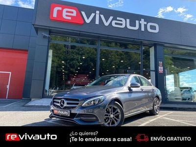 Usado Mercedes C220 Avantgarde 171 CV (125 kW) 2015 Gris Berlina