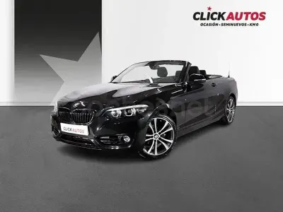 Usado BMW 218 136 CV (100 kW) 2021 Negro Descapotable