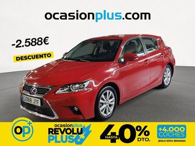 Usado Lexus CT200h Executive Line 136 CV (100 kW) 2017 Rojo
