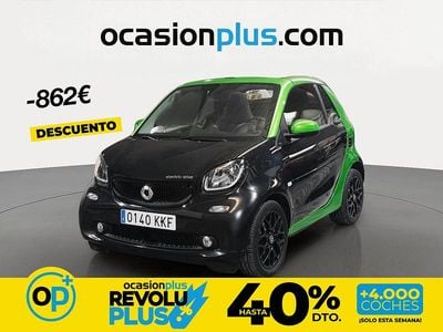 Usado Smart ForTwo Electric Drive 60 kW (82 CV) 2018 Negro Descapotable