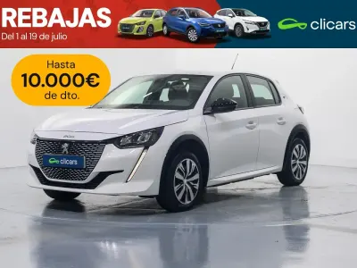 Usado Peugeot e-208 Active 100 kW (136 CV) 2024 Blanco Utilitario