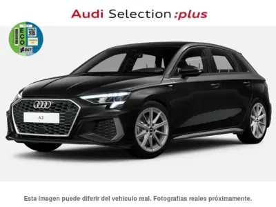 Usado Audi A3 Sportback S-Line 110 CV (80 kW) 2022 Negro Utilitario