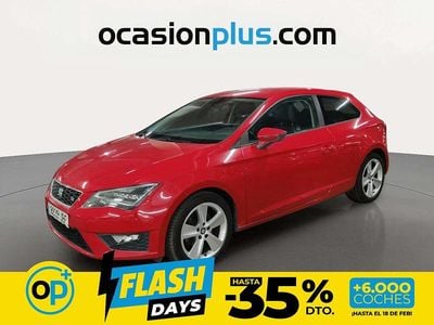 Usado Seat Leon FR 122 CV (89 kW) 2014 Rojo Utilitario