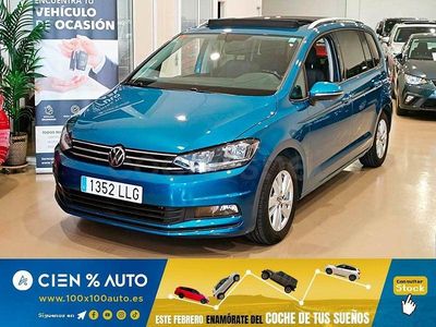 Usado VW Touran Advance 150 CV (110 kW) 2020 Azul Monovolumen