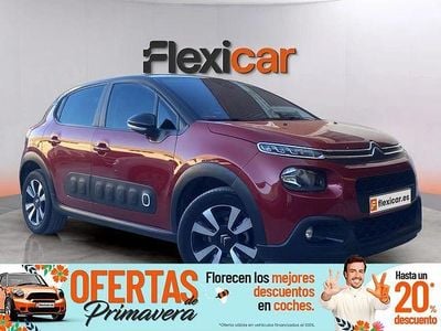 Usado Citroën C3 Feel 82 CV (60 kW) 2020 Rojo Utilitario