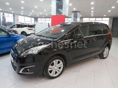 Negro Usado 2015 Peugeot 5008 Allure Monovolumen | 11.900 € (Un poco caro)