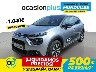 Usado Citroën C3 PureTech 83 CV (61 kW) 2024 Gris Berlina