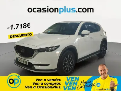 Usado Mazda CX-5 Luxury 175 CV (128 kW) 2018 Blanco SUV