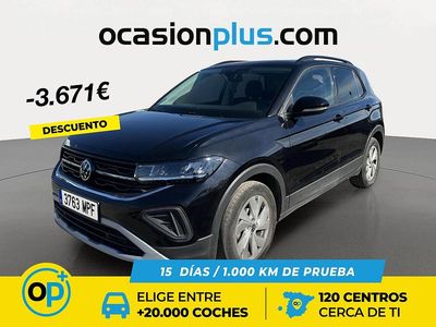 Usado VW T-Cross Life 116 CV (85 kW) 2024 Negro SUV