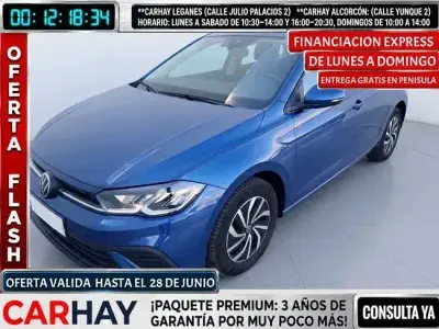 Usado VW Polo Life 95 CV (69 kW) 2022 Azul Utilitario