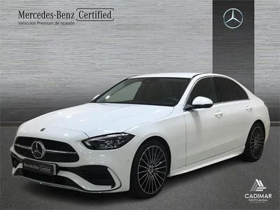 Usado Mercedes C200 AMG line 163 CV (119 kW) 2024 Blanco Berlina