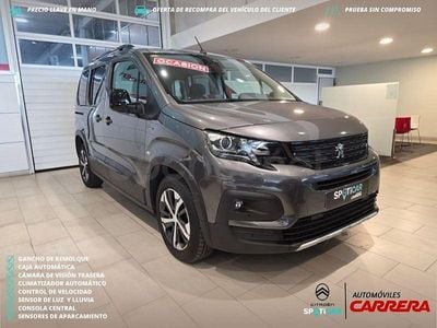 Usado Peugeot Rifter GT-line 130 CV (95 kW) 2020 Gris / plata Monovolumen