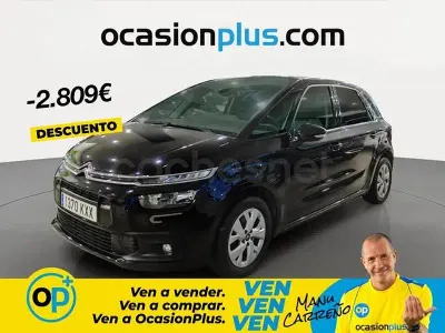 Usado Citroën C4 SpaceTourer Live 130 CV (95 kW) 2019 Negro Monovolumen