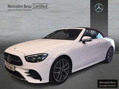 Usado Mercedes E220 AMG line 194 CV (142 kW) 2022 Blanco Descapotable