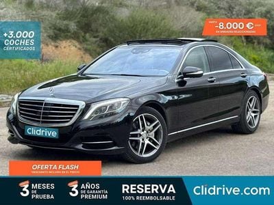 Usado Mercedes S350 258 CV (189 kW) 2014 Negro Berlina